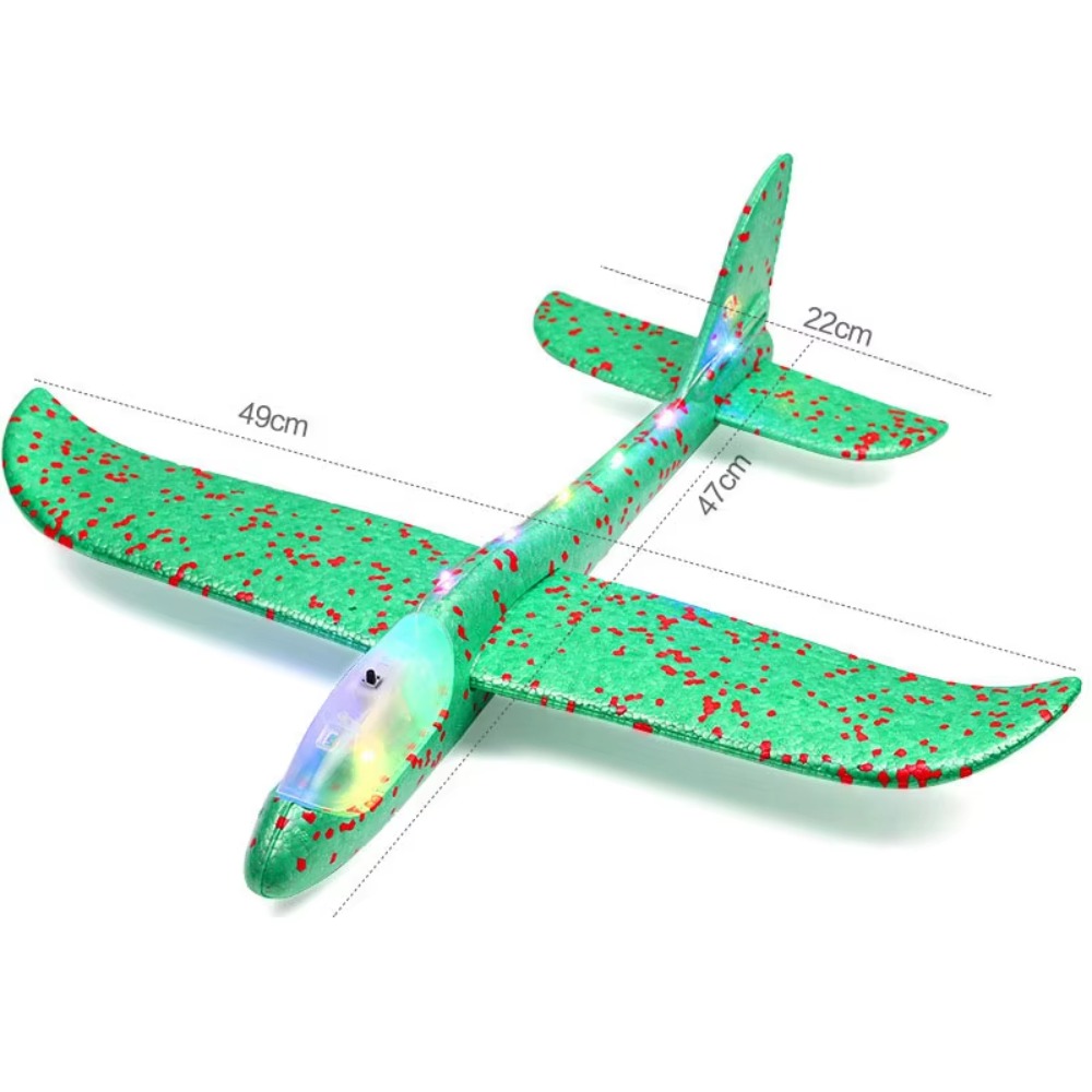 Model Airplane Plastic - طائرة شراعية كبيرة من الفوم، مصنوعة