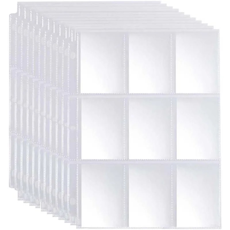 Trading Card Binder - 50 قطعة 9 جيب تجارة بطاقات