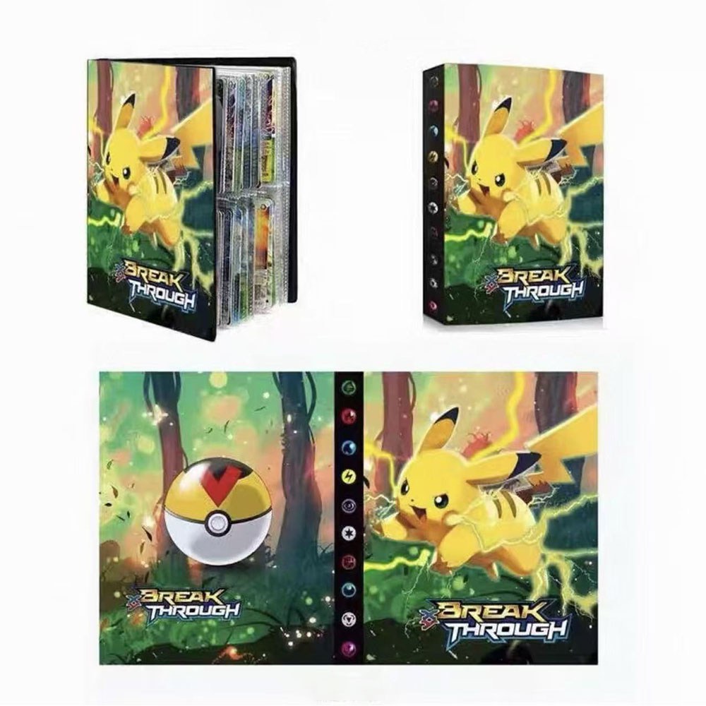 Pokemon Binder Card - ألبوم بطاقات بوكيمون، سعة 240 بطاقة،