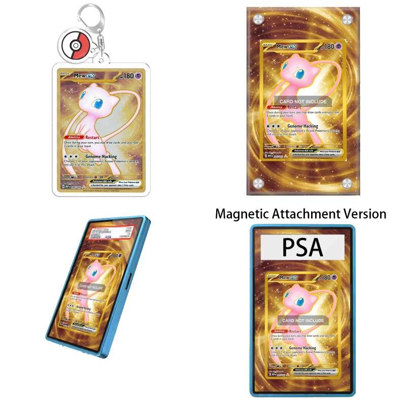 Display Case Acrylic - حافظة عرض فنية لبطاقات بوكيمون TCG