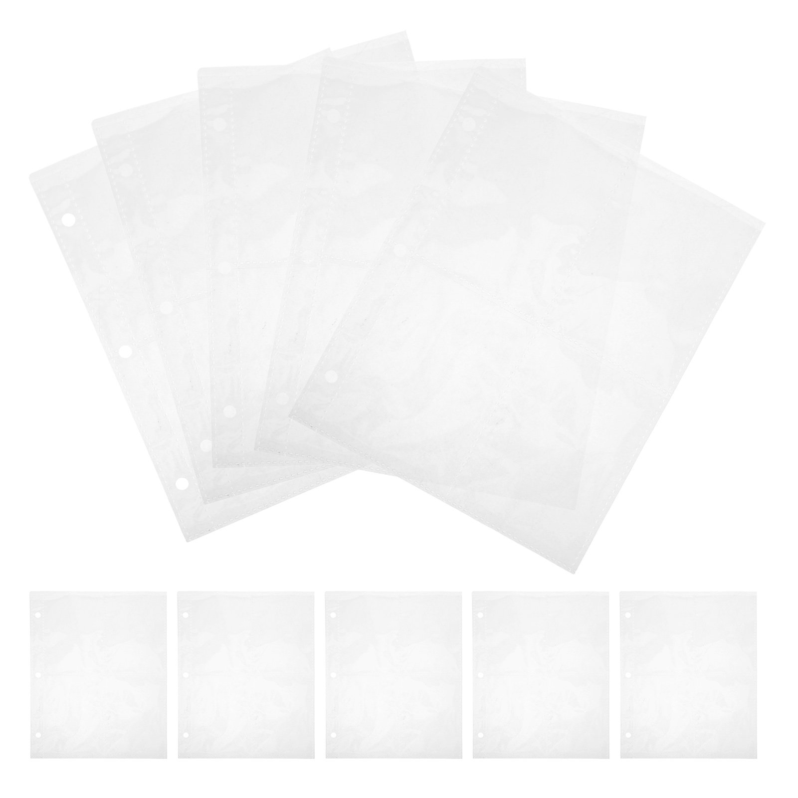 Trading Card Binder - 10 قطع من أغلفة البطاقات البلاستيكية