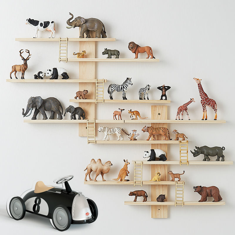 غرفة الأطفال نماذج للحيوانات ر - مراجعة Pop Display Shelf وسعره