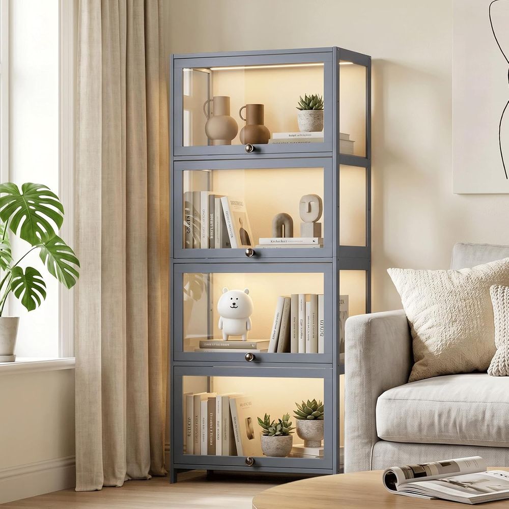 خزانة عرض أكريليك شفافة من 4 ط - مراجعة Display Case Acrylic وسعره
