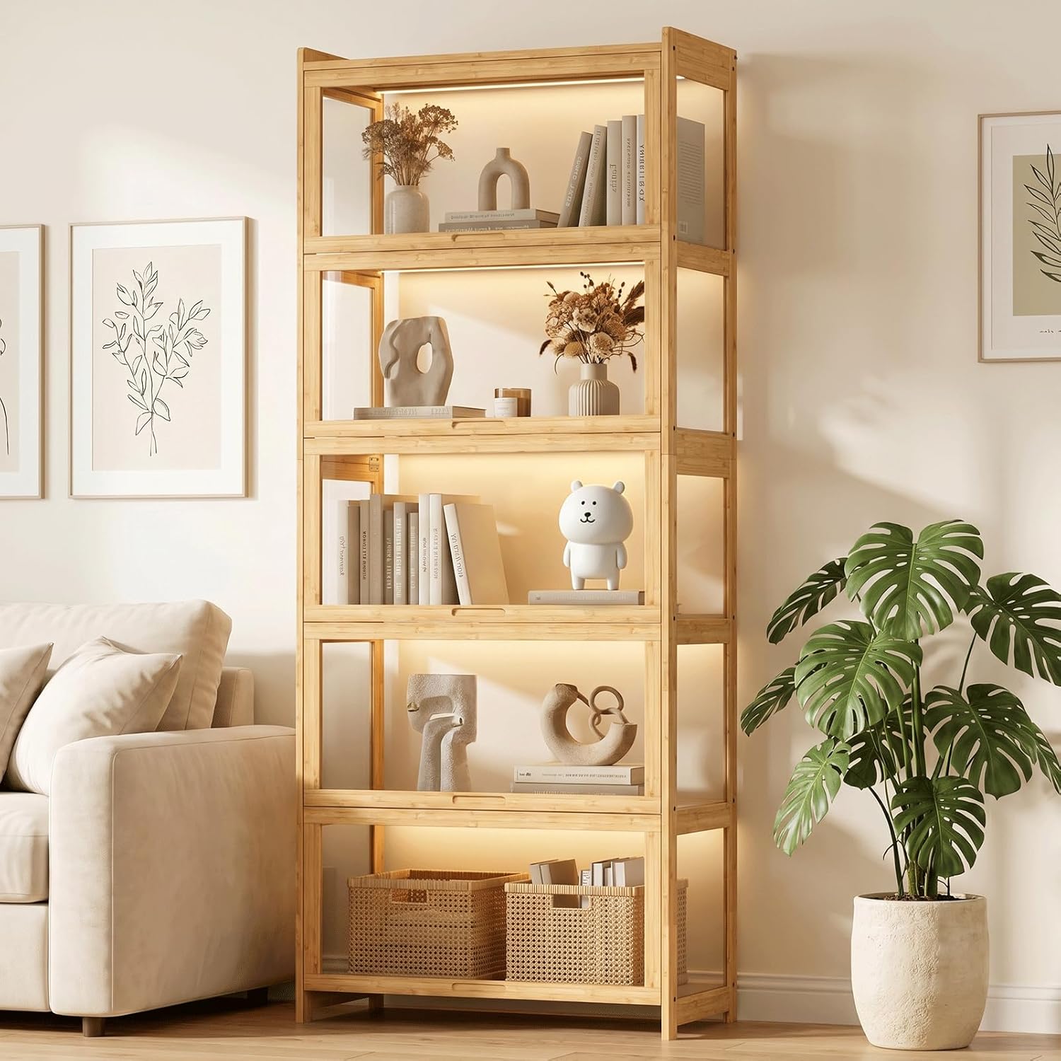 خزانة عرض بأبواب أكريليك، خزان - مراجعة Display Case Acrylic وسعره