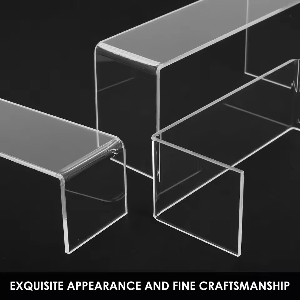 3/6/9/12 قطعة واضح الاكريليك ع - مراجعة Display Risers Set وسعره