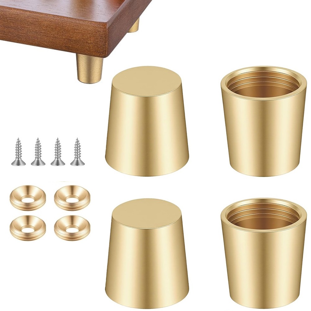 4 قطع أقدام نحاسية مانعة للانز - مراجعة Display Risers Set وسعره