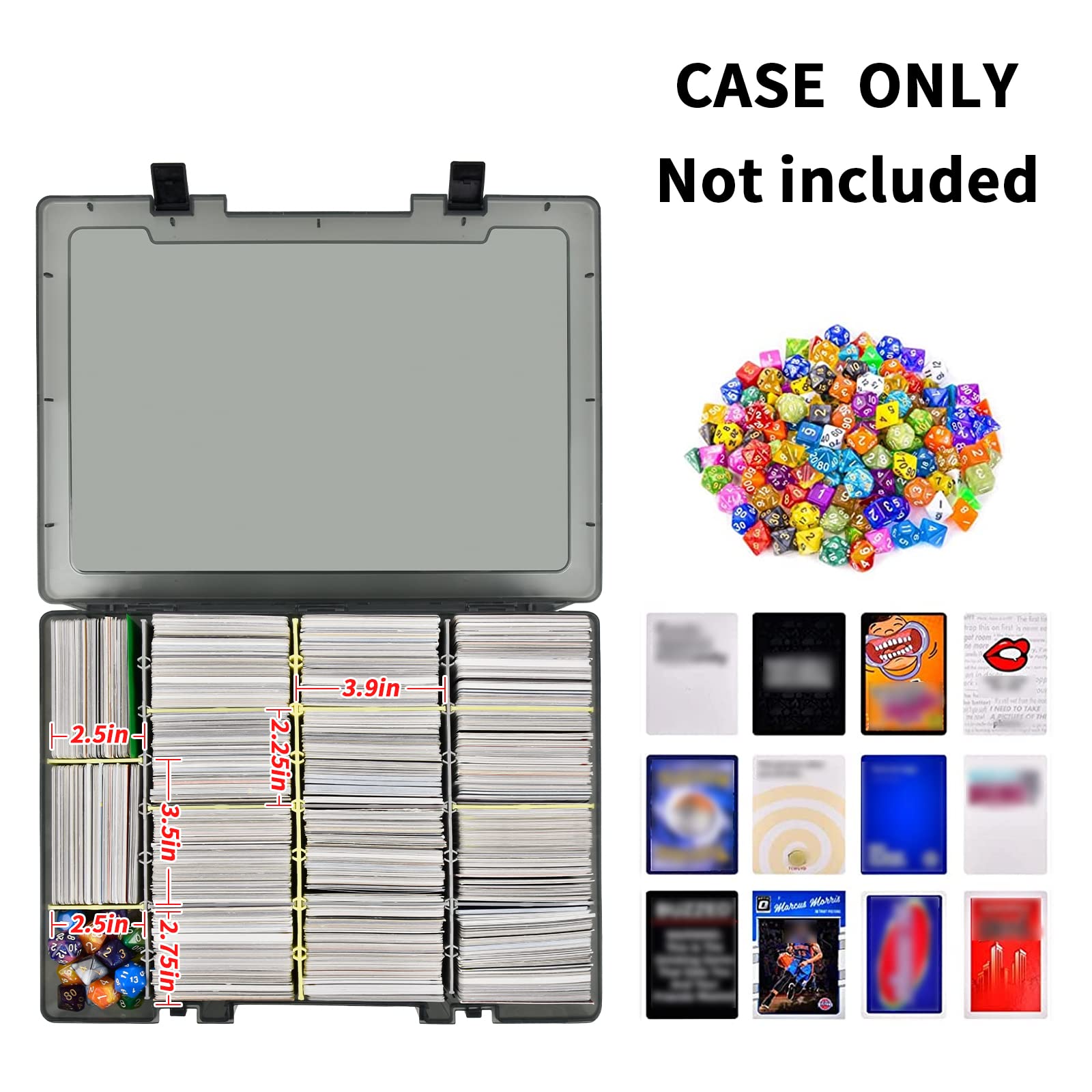صندوق تخزين شفاف لبطاقات التدا - مراجعة Trading Card Binder وسعره