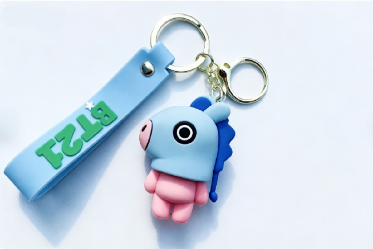 سلسلة مفاتيح جديدة من BT21 بتص - مراجعة Vinyl Figure Blank وسعره