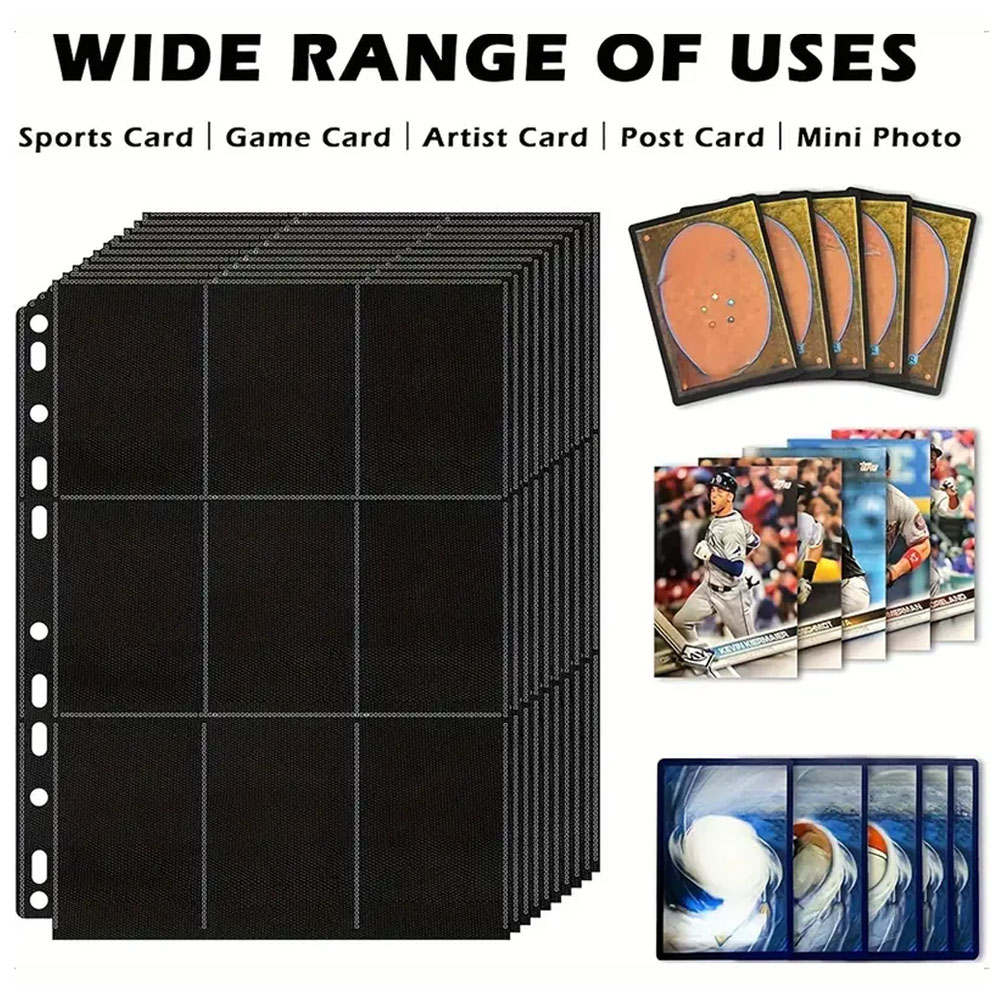 10 قطع من أوراق حافظة بطاقات ا - مراجعة Trading Card Binder وسعره