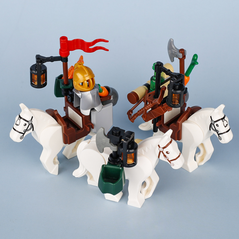 قلعة القرون الوسطى فارس الجندي - مراجعة Lego Minifigure Holder وسعره