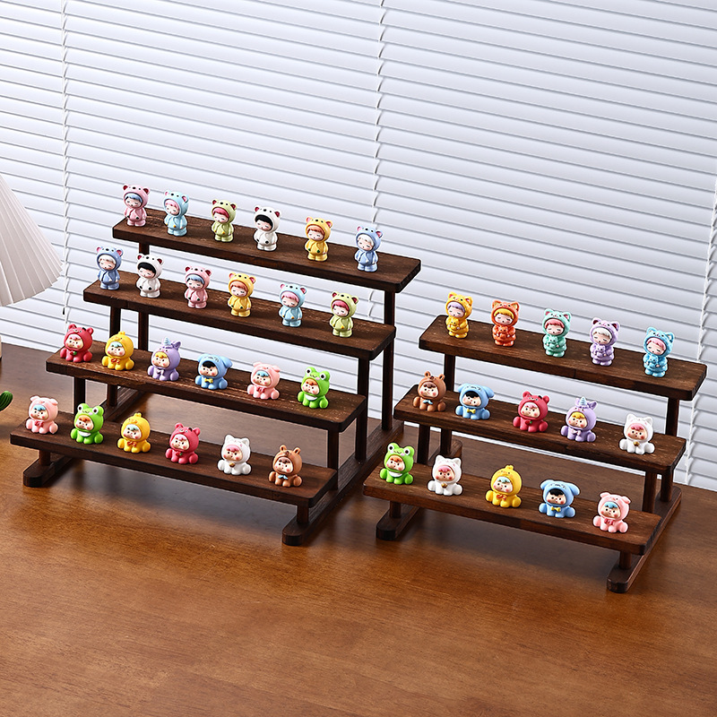 2/3/4/5 طبقة خشبية عرض الناهض  - مراجعة Display Risers Set وسعره
