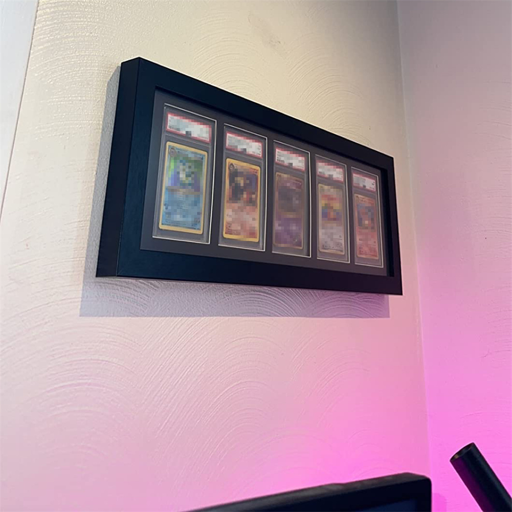 3-9 شبكات خشبية متدرجة بطاقة ر - مراجعة Graded Card Display وسعره