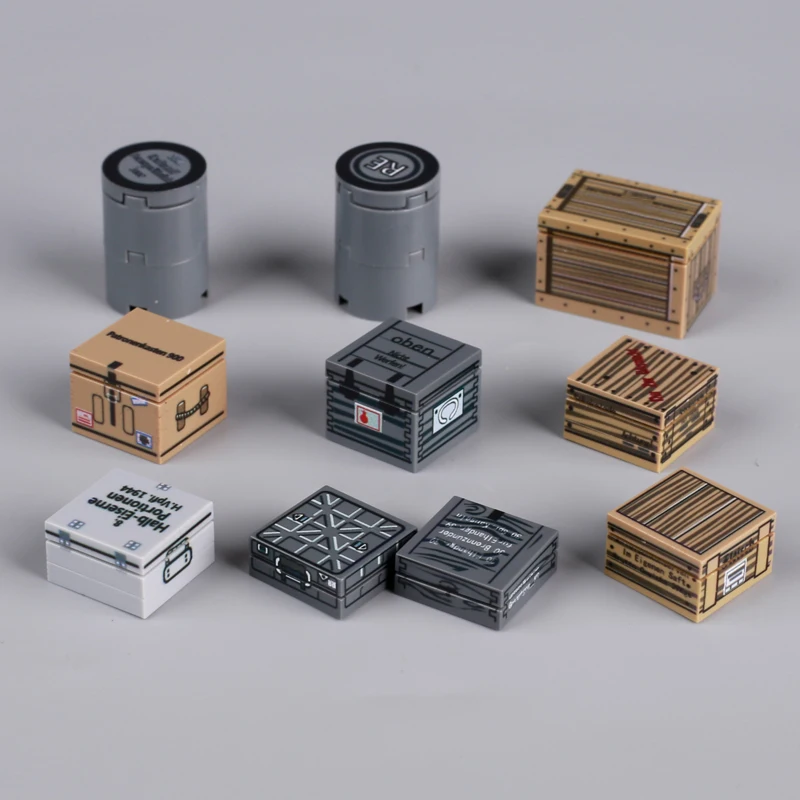 مجموعة مكعبات بناء مطبوعة بموض - مراجعة Lego Minifigure Holder وسعره
