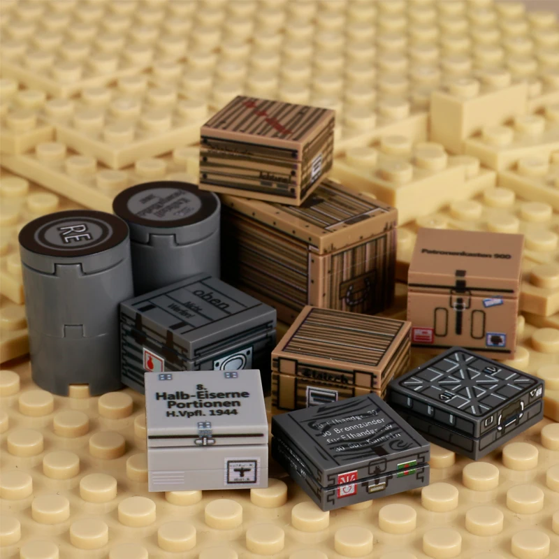 مجموعة مكعبات بناء مطبوعة بموض - مراجعة Lego Minifigure Holder وسعره