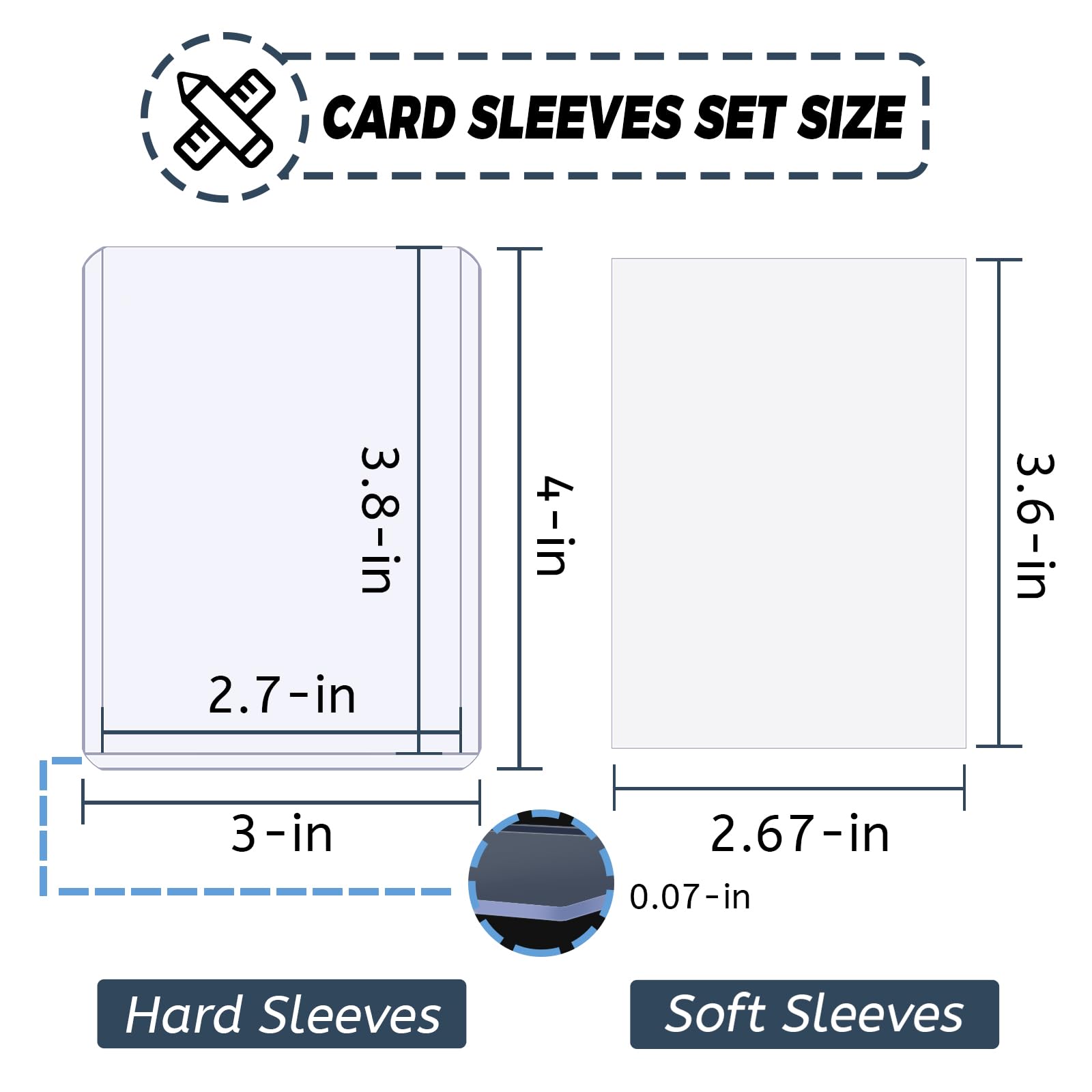 100-600 قطعة من أغلفة البطاقات - مراجعة Graded Card Display وسعره