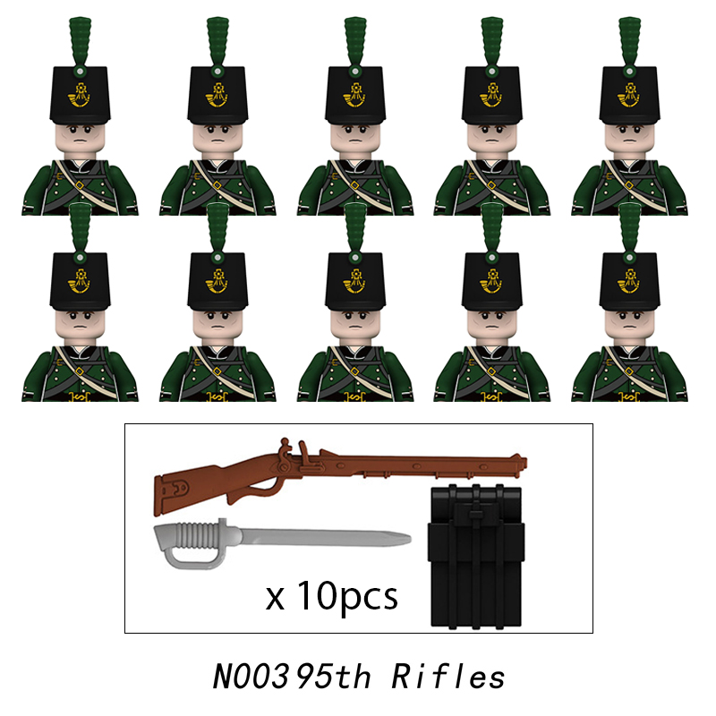 10 قطعة جنود نابليونيا العسكري - مراجعة Lego Minifigure Holder وسعره