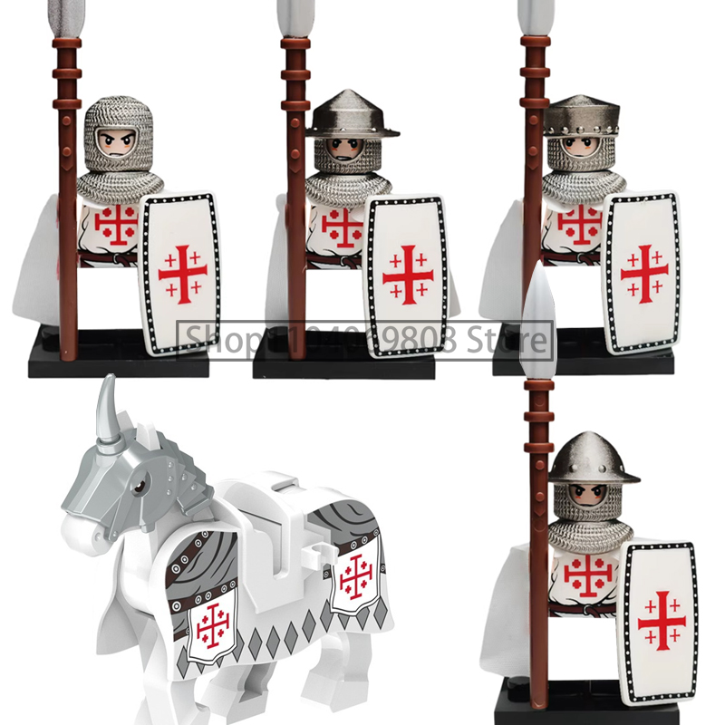 شخصيات جندي القرون الوسطى اللب - مراجعة Lego Minifigure Holder وسعره